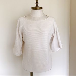 Club Monaco ivory sweater Sz M